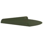 vidaXL Étagère Flottante d'Angle 2 pc Vert olive 30 x 30 x 2 cm