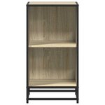 vidaXL Bibliothèque chêne sonoma 40x35x76 cm bois d'ingénierie