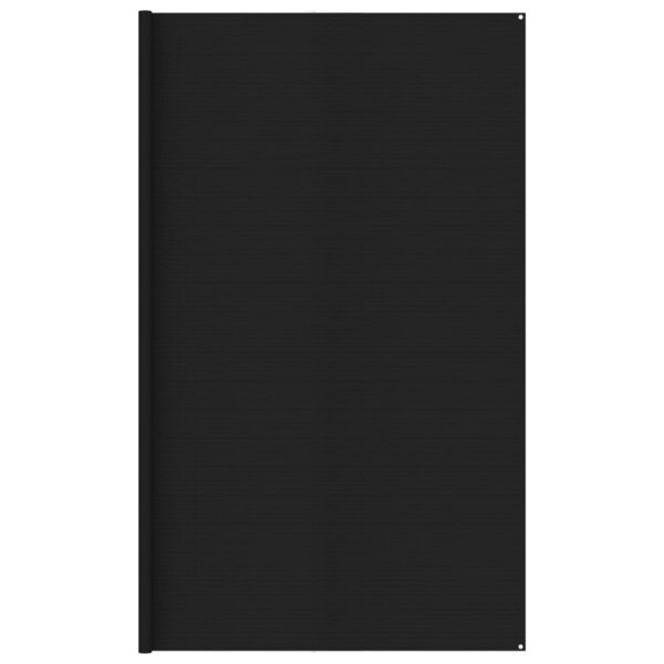 vidaXL Tapis de tente 400x600 cm Noir