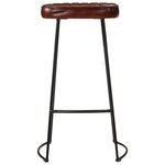 vidaXL Tabourets de bar Gavin lot de 2 marron foncé 44x37 5x78 cm