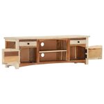 vidaXL Meuble TV 120 x 30 x 40 cm Bois de récupération massif