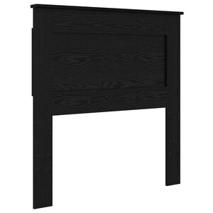 vidaXL Tête de lit Chêne noir 100 cm Bois d'ingénierie