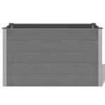 vidaXL Lit surélevé de jardin WPC 150x50x91 cm Gris