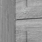 vidaXL Cabinet de chevet Sonoma gris 43 x 41 x 63 5 cm