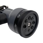 vidaXL Tuyau d'arrosage buse de pulvérisation argenté 0 6" 7 5 m inox