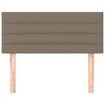 vidaXL Tête de lit Taupe 80x5x78/88 cm Tissu