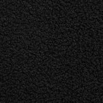 vidaXL Chaise pivotante Noir 63 x 75 x 76 cm Peau de mouton