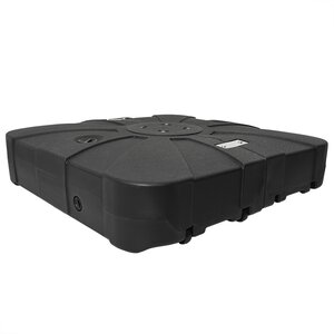 vidaXL Ensemble de base de parasol cantilever 2 Pièces Noir