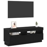 vidaXL Meuble TV Chêne noir 100 x 35 x 40 cm Bois d'ingénierie