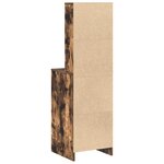Highboard vidaXL Chêne Fumé 40x41x135 cm Bois d'ingénierie