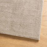 vidaXL Tapis doux à poils moyens et lavable HUARTE Sable 80 x 500 cm