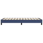 vidaXL Cadre de lit sans matelas bleu 80x200 cm tissu