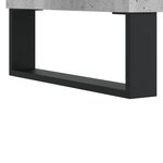 vidaXL Armoire à disques gris béton 100x38x48 cm bois d'ingénierie