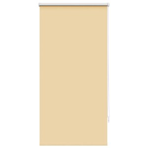 vidaXL Store enrouleur occultant 64 4 x 120 cm  largeur du tissu 60 cm  beige