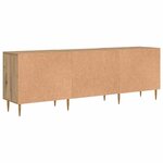vidaXL Meuble TV chêne artisanal 150 x 30 x 50 cm Bois d'ingénierie