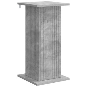 vidaXL Support de Plante Gris béton 30 5 x 30 x 60 5 cm