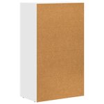 vidaXL Buffet Blanc 59 x 35 x 100 5 cm Bois d'ingénierie