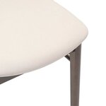 vidaXL Chaises à manger coussins 2 Pièces marron bois massif caoutchouc