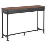 vidaXL Table console avec 2 tiroirs 120x30x75 cm Bois de sapin massif