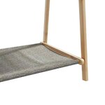 vidaXL Porte-vêtement avec étagères 132x45 5x150 5 cm bambou