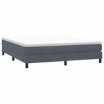 vidaXL Sommier à lattes de lit sans matelas 180x210 cm velours
