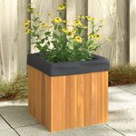 vidaXL Jardinière 35x35x35 cm bois massif d'acacia