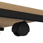 vidaXL Table d'appoint avec étagère Chêne artisanal 50 x 35 x 55 5 cm