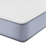 vidaXL Matelas en mousse moyennement doux 200x200 cm