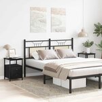 vidaXL Tables de chevet 2 pièces Chêne noir 34 x 35 5 x 50 cm Bois d'ingénierie