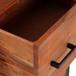 vidaXL Buffets & Commodes Marron 55 x 30 x 75 cm Bois d'acacia massif