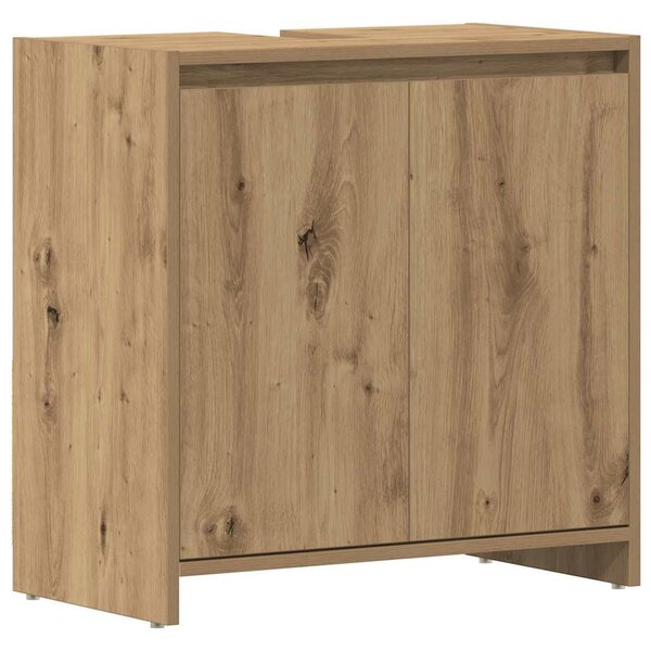 vidaXL Armoire lavabo de salle de bain chêne artisanal 60x33x60 cm