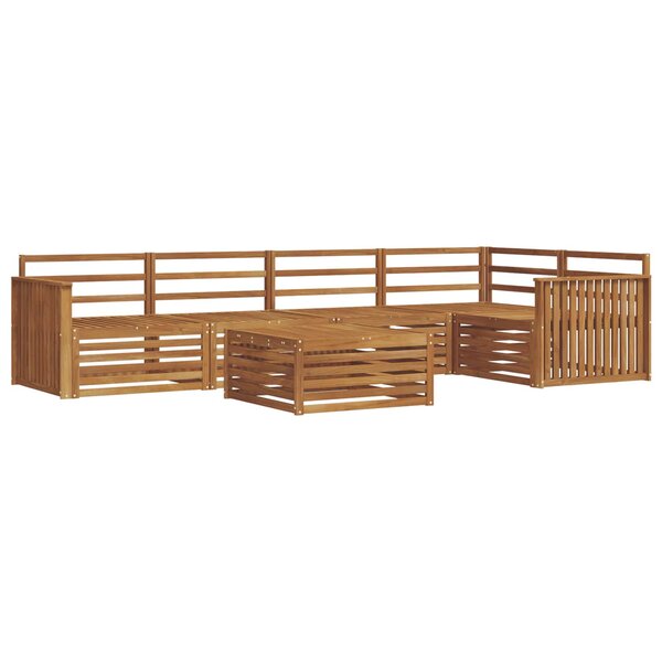 vidaXL Ensemble de canapés d'extérieur 6 pc Naturel