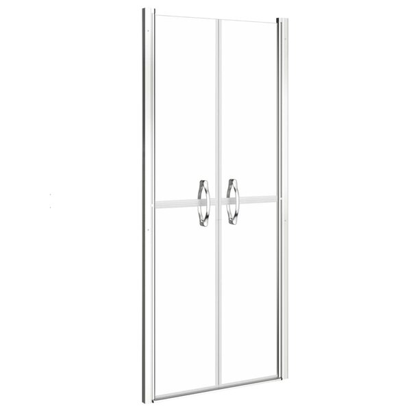 vidaXL Porte de douche ESG transparent 76x190 cm
