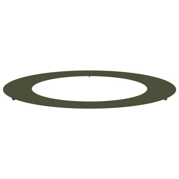 vidaXL Pot en métal vert olive Métal Grand Pot Rond Minimaliste