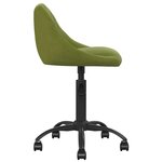 vidaXL Chaise de salle à manger Vert clair Velours