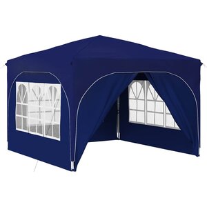 vidaXL Tente de fête pop-up 290 x 290 x 245 cm Bleu
