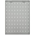 vidaXL Panneaux à chevilles muraux 4 Pièces 40x58 cm Acier