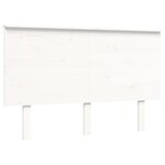 vidaXL Cadre de lit sans matelas blanc 120x200 cm bois de pin massif