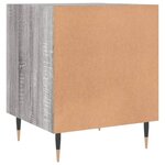 vidaXL Tables de chevet 2 Pièces sonoma gris 40x40x50cm bois d'ingénierie