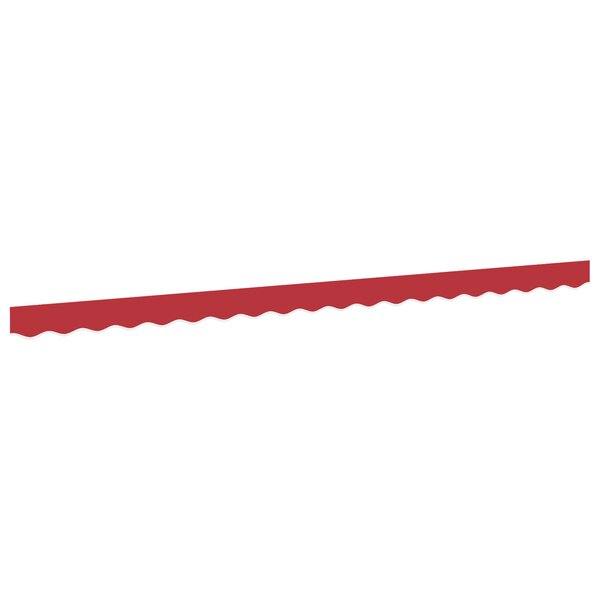 vidaXL Valance de store pour cadre de 4 5 m Rouge 4 3x0 2 m
