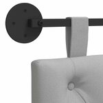 vidaXL Tête de lit suspendue Gris nuage Tissu