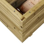 vidaXL Jardinière 70x40x49 5 cm bois de pin imprégné