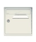 Pack de 4 boîtes aux lettres murales - 2x "Vache de france [VanLuc]" - 2x "Blanc ivoire"