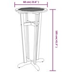 vidaXL Ensemble de bar de jardin 3 Pièces bois d'acacia solide