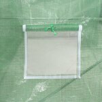 vidaXL Serre avec cadre en acier vert 132 m² 22x6x2 85 m