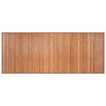 vidaXL Tapis rectangulaire naturel 80x200 cm bambou