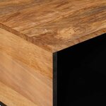vidaXL Table basse Naturel 80 x 50 x 40 cm Bois de mangue massif