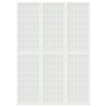 vidaXL Cloison de séparation pliable 3 panneaux 120x170 cm Blanc
