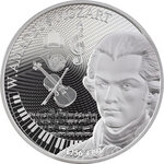 Monnaie MOZART Behind the Masterpiece 1 Oz Argent 2$ Niue 2026 (PRÉCOMMANDE)