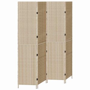 vidaXL Paravent Pliant Manuel Beige 196 x 200 cm polyrotin